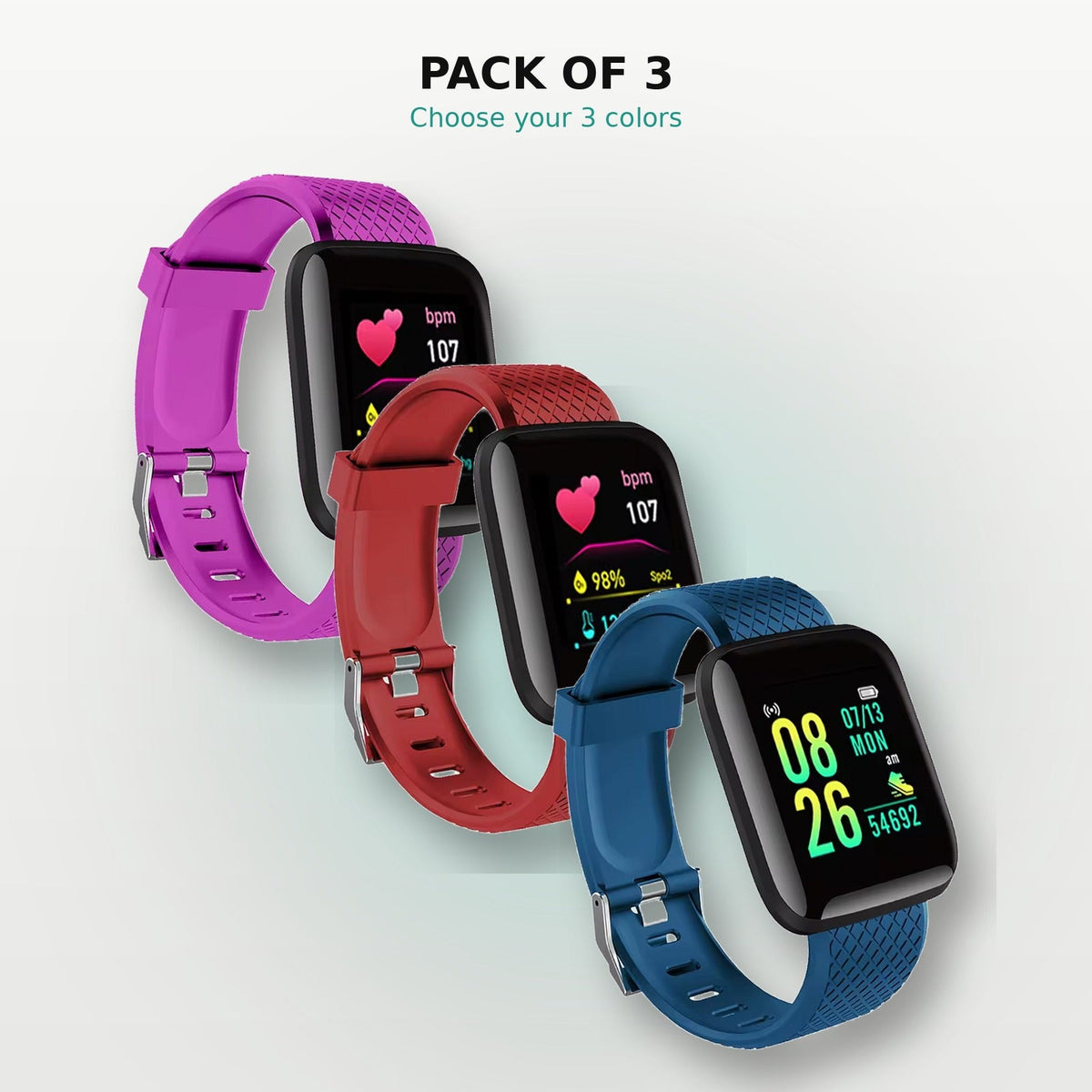 Montres connectées VYRO One en plusieurs coloris