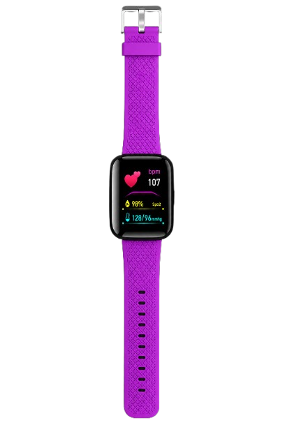 Montre connectée VYRO One violet bracelet complet